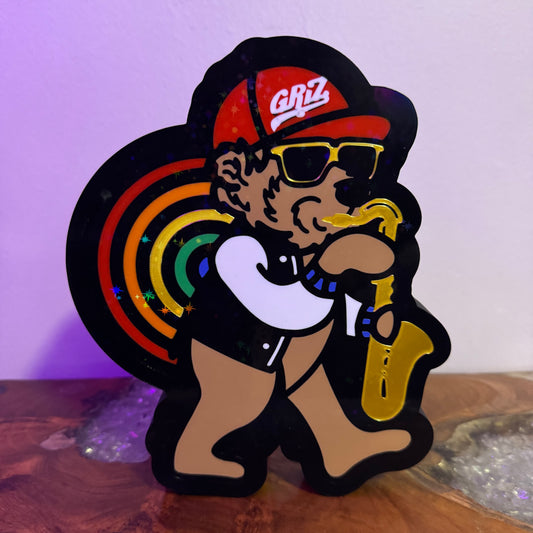 GRiZ Mr. B Rainbow Bear | LED Light Box