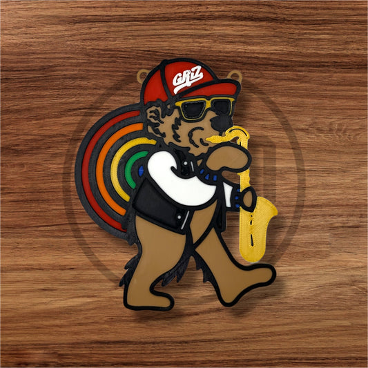 GRiZ Mr. B Rainbow Bear | Pendant | Kandi Set