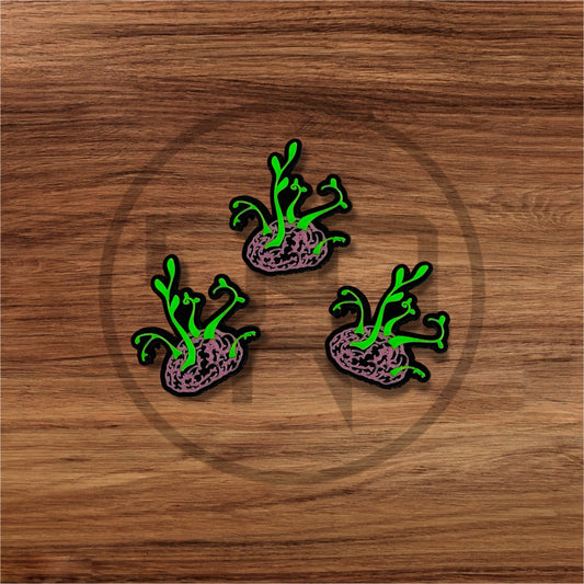 GWN Ganja White Night Brain Sprout | Kandi Beads | Shoe Charms