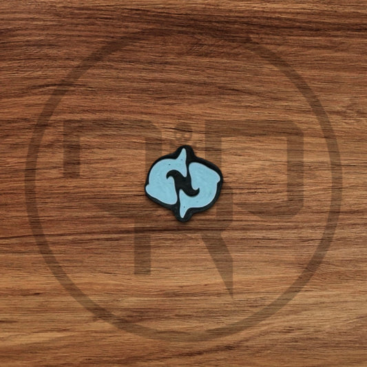 Zodiac Pisces Symbol | Kandi Beads | Shoe Charms