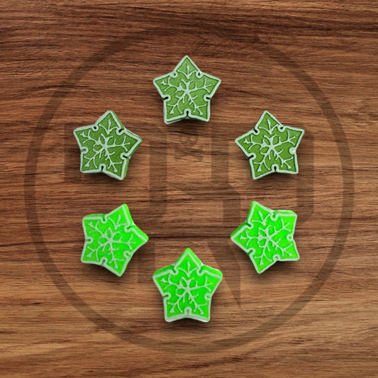 Lil Tree Star | Kandi Beads | Shoe Charms