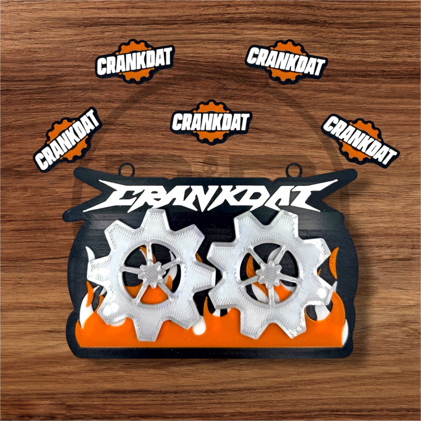 Crankdat Spinning Gears Fidget | Pendant | Kandi Set